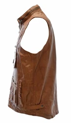 Zimmert Leather Lederweste Julius Schwarz