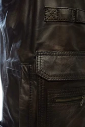 Zimmert Leather Lederweste Julius Schwarz