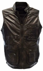 Zimmert Leather Lederweste Julius Schwarz