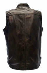 Zimmert Leather Lederweste Julius Schwarz