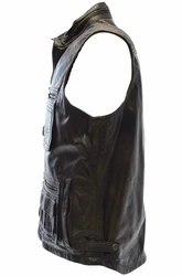 Zimmert Leather Lederweste Julius Schwarz