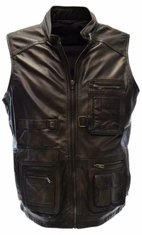 Zimmert Leather Lederweste Julius