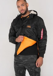 Alpha Industries Anorak HPO Dunkelblau/Schwarz/Creme