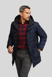 bugatti Steppjacke Dunkelblau/Hellblau/Blau