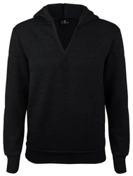 GUGGEN Mountain Hoodie Herren Kapuzenpullover Schwarz