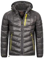 Geographical Norway Herren Winter Jacke Parka Dunkelgrau/Grau