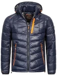 Geographical Norway Herren Winter Jacke Parka Dunkelblau