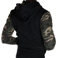 Jaylvis Collegejacke Herren Sweatjacke Sportjacke Joggingjacke mit Kapuze Marine/Royal