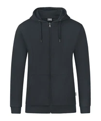 Jako Sweatjacke Organic Kapuzenjacke Dunkelblau/Dunkelgrau/Schwarz