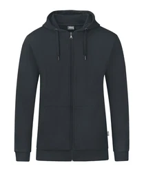 Jako Sweatjacke Organic Kapuzenjacke Dunkelblau/Dunkelgrau/Schwarz