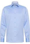 Eterna Langarmhemd MODERN FIT NON IRON Hellblau/Blau