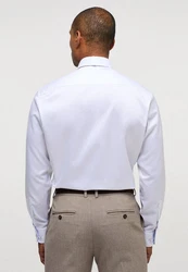 Eterna Langarmhemd MODERN FIT NON IRON Weiß/Khaki/Creme/Grau