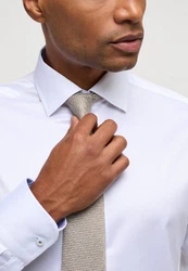 Eterna Langarmhemd MODERN FIT NON IRON Weiß/Khaki/Creme/Grau