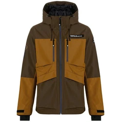 REHALL Winterjacke Bud-R Herren Braun/Dunkelgrün/Khaki/Beige
