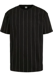 T-Shirt Herren Oversized Pinstripe Tee (1-tlg)