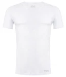 Fila T-Shirt Round-Neck Weiß/Creme/Schwarz