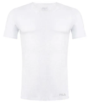 Fila T-Shirt Round-Neck Weiß/Creme/Schwarz Fila T-Shirt Round-Neck Weiß/Creme/Schwarz