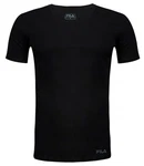 Fila T-Shirt Round-Neck Schwarz/Rot