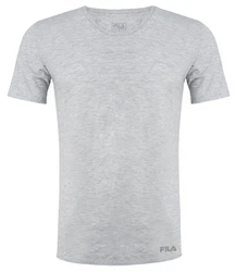 Fila T-Shirt Round-Neck Grau/Hellgrau