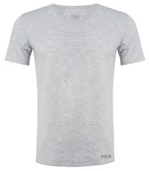 Fila T-Shirt Round-Neck Grau/Hellgrau