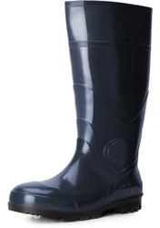 Ladeheid Herren PVC Gummistiefel LA-914 Blau/Dunkelblau