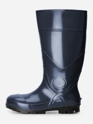 Ladeheid Herren PVC Gummistiefel LA-914 Blau/Dunkelblau