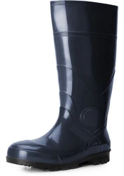 Ladeheid Herren PVC Gummistiefel LA-914 Blau/Dunkelblau