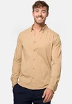 Indicode Langarmhemd Theo Beige/Braun/Khaki