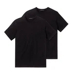 Schiesser T-Shirt Essentials Rundhals-Ausschnitt Schwarz