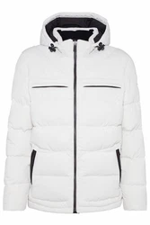 bugatti Blouson mit Kapuze Creme/Weiß/Beige/Khaki