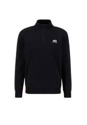 Alpha Industries Sweater Half Zip SL Dunkelblau/Schwarz/Blau