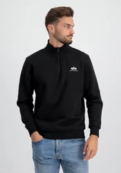 Alpha Industries Sweater Half Zip SL Dunkelblau/Schwarz/Blau