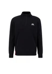 Alpha Industries Sweater Half Zip SL Dunkelblau/Schwarz/Blau