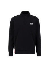 Alpha Industries Sweater Half Zip SL Dunkelblau/Schwarz/Blau