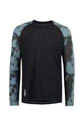 Mons Royale Langarmshirt Dunkelgrün/Grün