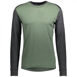 Scott Langarmshirt Defined Merino L/sl Shirt Herren Dunkelgrün/Grün