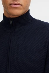 !Solid Strickjacke SDKody Zipper Dunkelblau