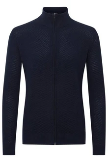 !Solid Strickjacke SDKody Zipper Dunkelblau