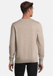 SteffenKlein Rundhalspullover Khaki/Beige/Braun