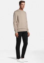 SteffenKlein Rundhalspullover Khaki/Beige/Braun