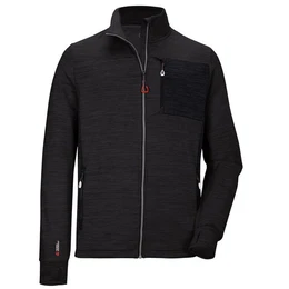 Strickfleecejacke Powerstretchjacke mit verschliebaren Taschen
