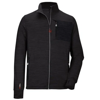 Killtec Funktionsjacke Powerstretchjacke KOW 84 MN FLX JCKT Schwarz/Dunkelgrau/Rot/Dunkelrot/Grau