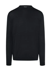 MAERZ Muenchen Pullover Rundhals Schwarz/Dunkelblau