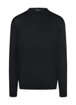 MAERZ Muenchen Pullover Rundhals Schwarz/Dunkelblau