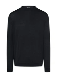 MAERZ Muenchen Pullover Rundhals Schwarz/Dunkelblau