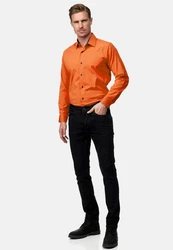Rusty Neal Langarmhemd Orange/Braun