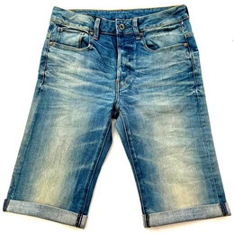 G-STAR Jeansshorts G-Star Herren Jean Shorts, 3301 Straight Jeans Short