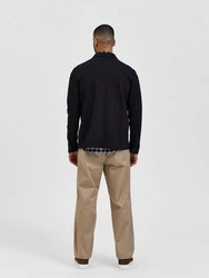 SELECTED HOMME Outdoorjacke SLHJACKIE SWEAT Dunkelblau/Schwarz/Grau
