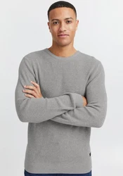 Blend Strickpullover Codford Grau (4349)