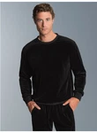 TRIGEMA Sweatshirt Nicki-Shirt schwarz